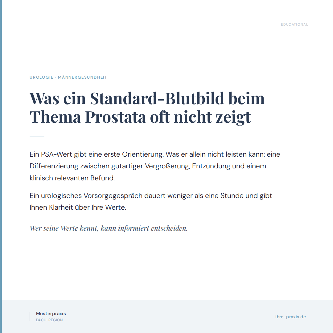 LinkedIn Post Beispiel Urologie